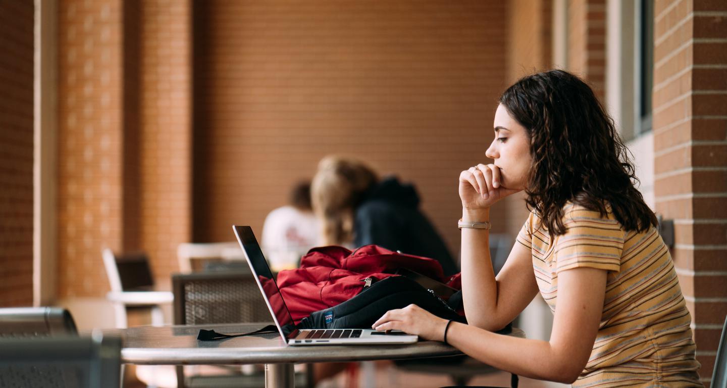 student studying 